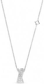 Naszyjnik RECARLO biały złoty W.KRUK