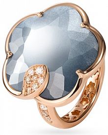 Pierścionek PASQUALE BRUNI złoty różowy W.KRUK