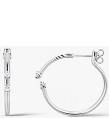 Kolczyki RECARLO białe złote W.KRUK