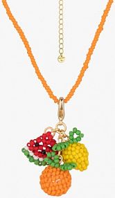 Naszyjnik PICKY PICA żółty pomarańczowy W.KRUK  Taste the Summer