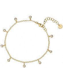 Bransoletka PICKY PICA  W.KRUK  na nogę z zawieszkami  Aloha