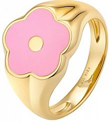 Pierścionek PICKY PICA różowy W.KRUK  Pink Flower