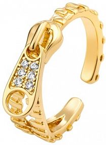 Pierścionek PICKY PICA  W.KRUK  z motywem suwaka Basics