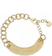 Bransoletka PICKY PICA różowa W.KRUK  z łańcuszków  Aloha