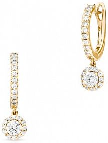 Kolczyki RECARLO złote W.KRUK