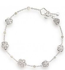 Bransoletka PASQUALE BRUNI biała złota W.KRUK