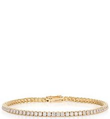 Bransoletka RECARLO biała żółta złota W.KRUK