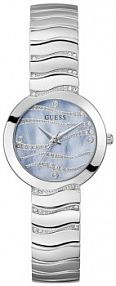 Zegarek GUESS srebrny niebieski różowy damski W.KRUK   LAGUNA