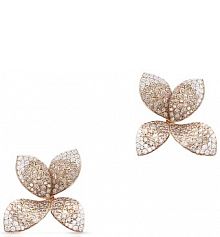 Kolczyki PASQUALE BRUNI białe brązowe złote różowe W.KRUK   złoto