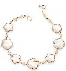 Bransoletka PASQUALE BRUNI biała złota różowa W.KRUK