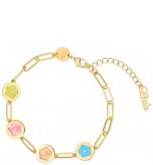 Bransoletka PICKY PICA złota W.KRUK  Gold Daisy Flowers