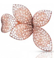 Pierścionek PASQUALE BRUNI złoty różowy W.KRUK  różowe złoto