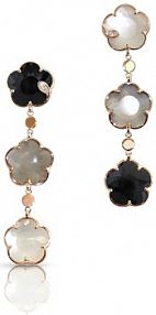 Kolczyki PASQUALE BRUNI szare złote różowe W.KRUK   złoto