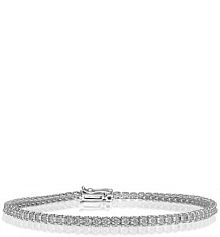 Bransoletka RECARLO biała złota W.KRUK