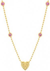 Naszyjnik PICKY PICA biały granatowy różowy W.KRUK   Kier Wonderland