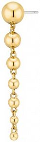 Kolczyki PICKY PICA złote W.KRUK Kolczyk Gold Bubble Drip