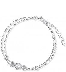 Bransoletka RECARLO biała złota W.KRUK