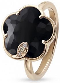 Pierścionek PASQUALE BRUNI czarny biały niebieski zielony złoty różowy W.KRUK  różowe złoto