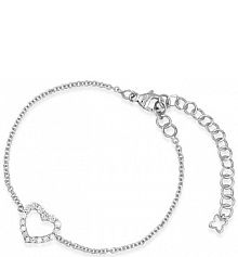 Bransoletka RECARLO biała granatowa złota W.KRUK