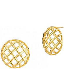 Kolczyki PICKY PICA  W.KRUK Okrągłe  ażurowe Basics