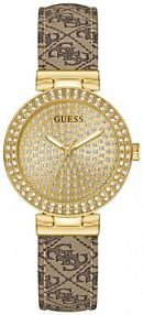 Zegarek GUESS czarny żółty złoty damski W.KRUK   IVY