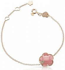 Bransoletka PASQUALE BRUNI biała niebieska zielona złota różowa W.KRUK  różowe złoto