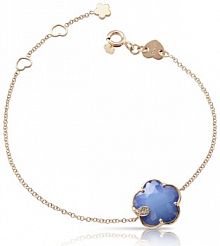 Bransoletka PASQUALE BRUNI biała niebieska zielona złota różowa W.KRUK  różowe złoto