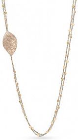 Naszyjnik PASQUALE BRUNI brązowy złoty różowy W.KRUK