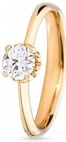 Pierścionek RECARLO złoty W.KRUK