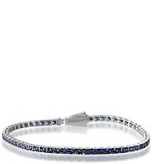 Bransoletka RECARLO biała granatowa złota W.KRUK