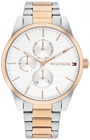 Zegarek TOMMY HILFIGER biały srebrny złoty różowy damski W.KRUK   CAMILLE