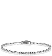 Bransoletka RECARLO biała złota W.KRUK