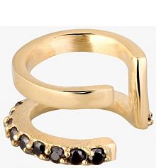 Kolczyki PICKY PICA czarne W.KRUK Nausznica Double Trouble  Vesper