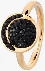 Pierścionek PICKY PICA czarny W.KRUK  Noir Glow  Vesper