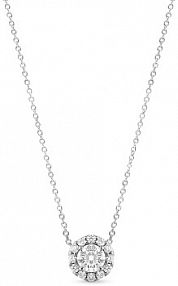 Naszyjnik RECARLO biały brązowy złoty W.KRUK