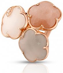 Pierścionek PASQUALE BRUNI biały złoty różowy W.KRUK