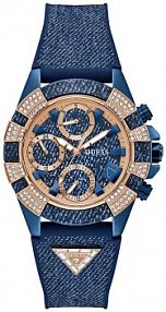 Zegarek GUESS niebieski damski W.KRUK   GLITZ 40th SPECIAL EDITION