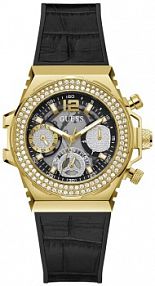 Zegarek GUESS czarny żółty złoty fioletowy damski W.KRUK   FUSION