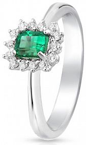 Pierścionek RECARLO turkusowy złoty W.KRUK