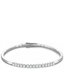 Bransoletka RECARLO biała złota W.KRUK