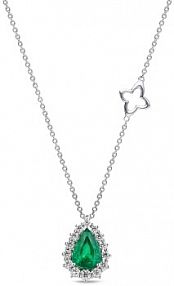 Naszyjnik RECARLO biały turkusowy złoty W.KRUK