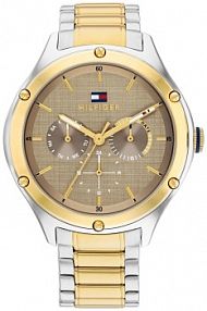 Zegarek TOMMY HILFIGER srebrny brązowy złoty damski W.KRUK   LEXI