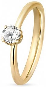 Pierścionek RECARLO złoty W.KRUK