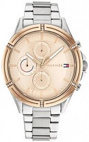 Zegarek TOMMY HILFIGER srebrny złoty różowy damski W.KRUK   ARIANA