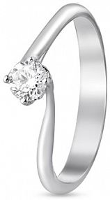 Pierścionek RECARLO biały brązowy złoty czerwony W.KRUK