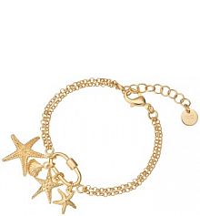 Bransoletka PICKY PICA różowa W.KRUK  z zawieszkami  Aloha