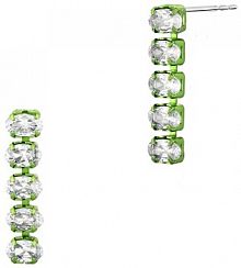 Kolczyki PICKY PICA niebieskie zielone różowe W.KRUK  Green Blink Princess Club