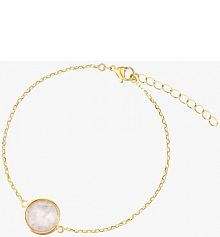 Bransoletka PICKY PICA szara turkusowa W.KRUK  Pearl Glow