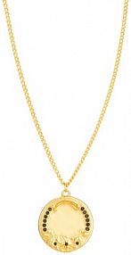 Naszyjnik PICKY PICA czarny W.KRUK  mosiądz Basics