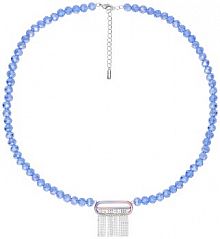 Naszyjnik PICKY PICA niebieski wielokolorowy W.KRUK   Cosmic Glam